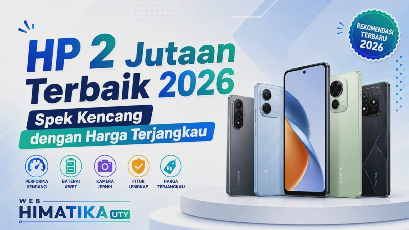 10 HP 2 Jutaan Terbaik 2026, Spek Kencang dengan Harga Terjangkau