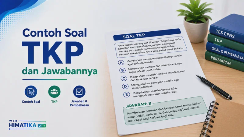 30 Contoh Soal TKP dan Pembahasan Lengkap untuk Latihan SKD