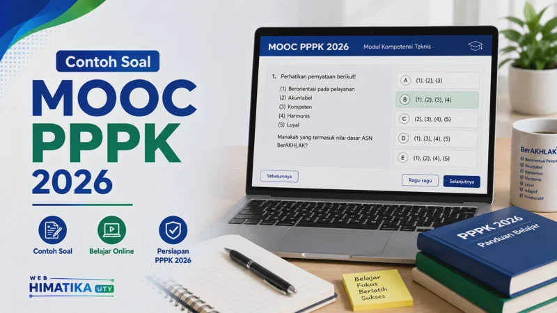 35 Contoh Latihan Soal MOOC PPPK 2026: BerAKHLAK, Tugas ASN, dan Etika Pelayanan