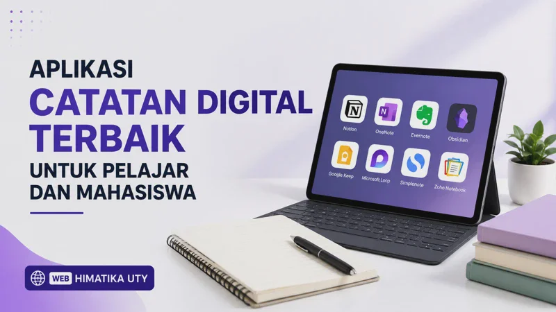 Aplikasi Catatan Digital Terbaik untuk Pelajar dan Mahasiswa di 2026