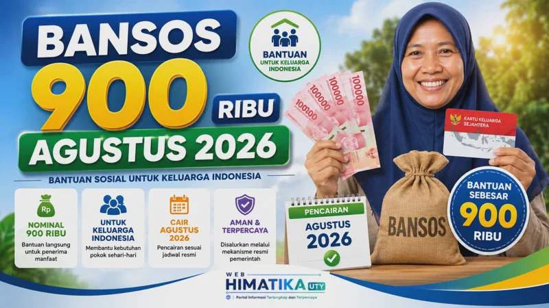 Bansos 900 Ribu Agustus 2026: Cek Fakta Resmi BLT Kesra
