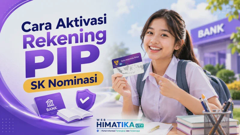 Cara Aktivasi Rekening PIP SK Nominasi Terbaru 2026: Alur dan Syarat Berkas Bank
