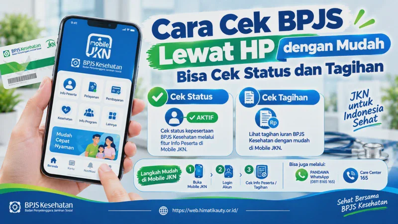 Cara Cek BPJS Lewat HP dengan Mudah, Bisa Cek Status dan Tagihan