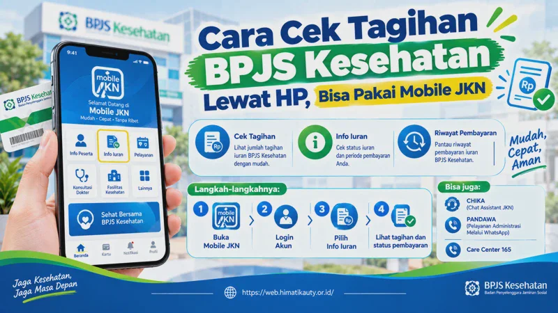 Cara Cek Tagihan BPJS Kesehatan Lewat HP, Bisa Pakai Mobile JKN