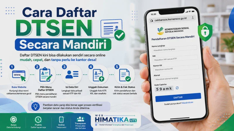 Cara Daftar DTSEN Secara Mandiri Online Lewat HP 2026