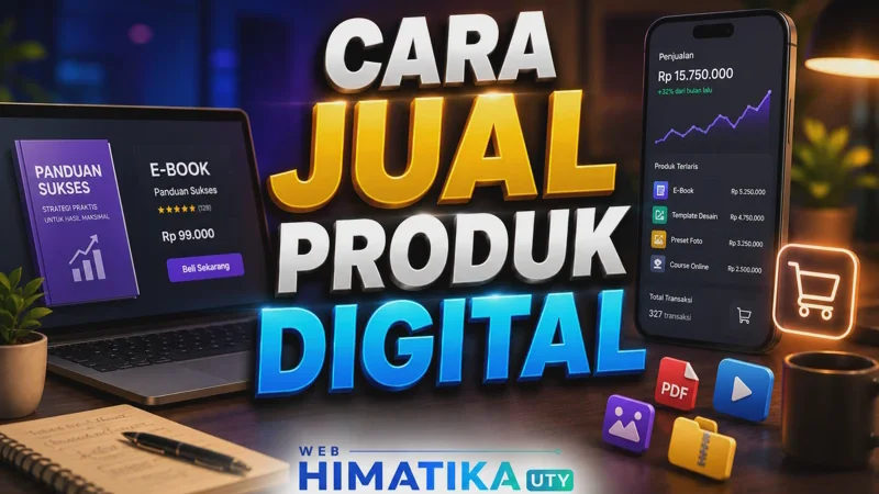 Cara Jual Produk Digital untuk Pemula 2026: Bisnis Tanpa Modal!