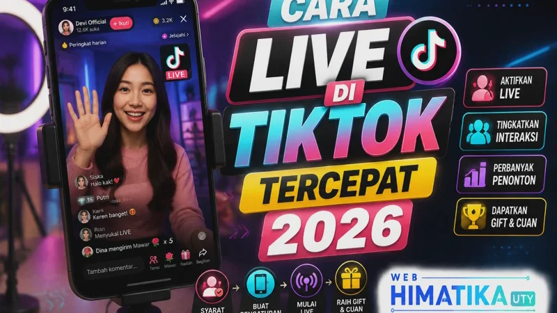 Cara Live di TikTok Tercepat 2026: Panduan Pemula Langsung Ramai Penonton