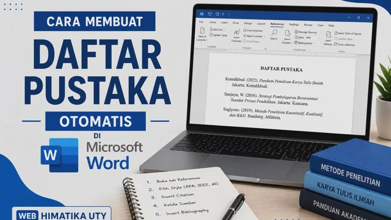 Cara Membuat Daftar Pustaka Otomatis di Microsoft Word dengan Mudah