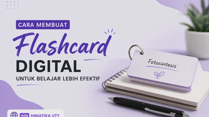 Cara Membuat Flashcard Digital untuk Belajar Lebih Efektif