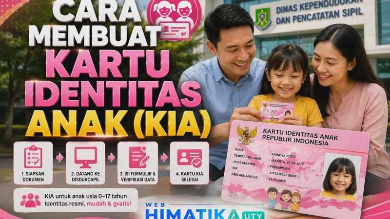 Cara Membuat Kartu Identitas Anak Online Terbaru 2026