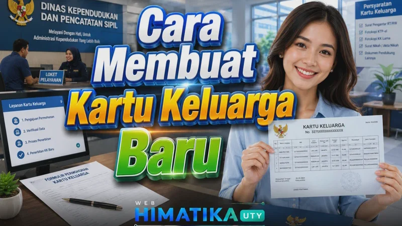 Cara Membuat Kartu Keluarga Baru Bisa Online & Gratis Terbaru 2026