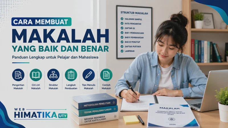 Cara Membuat Makalah yang Baik dan Benar: Struktur, Format, Langkah-Langkah, dan Contohnya