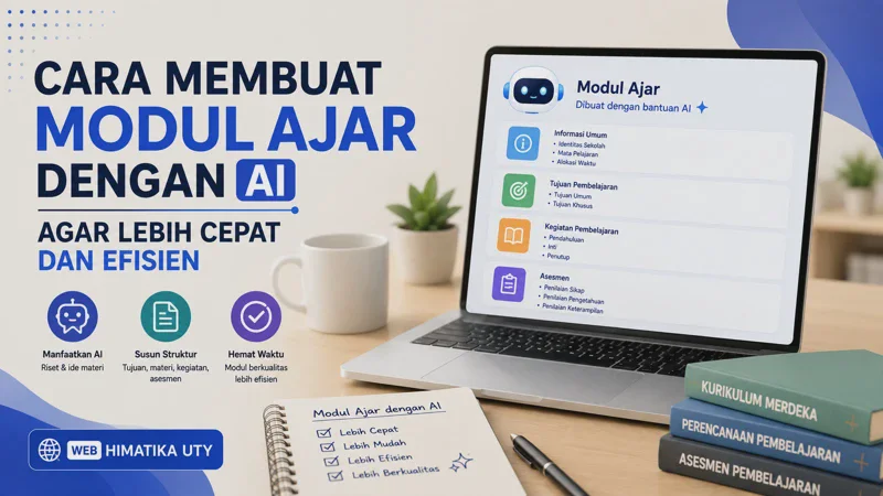 Cara Membuat Modul Ajar dengan AI agar Lebih Cepat dan Efisien
