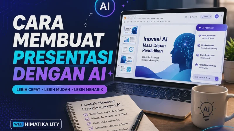 Cara Membuat Presentasi dengan AI: Rekomendasi Tools, Langkah, dan Contohnya