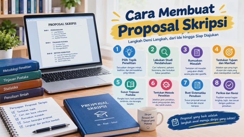 Cara Membuat Proposal Skripsi dari Nol sampai Siap Seminar