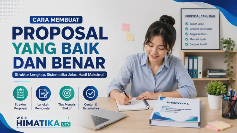 Cara Membuat Proposal : Struktur, Jenis, Format Penulisan, dan Contoh