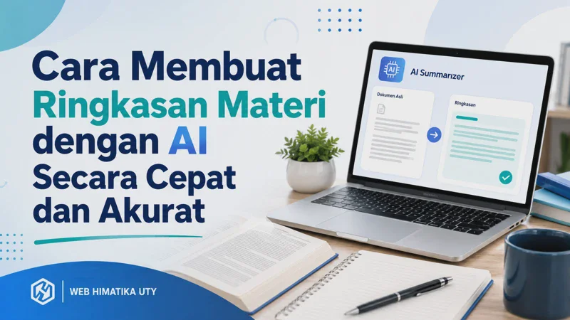 Cara Membuat Ringkasan Materi dengan AI Secara Cepat dan Akurat
