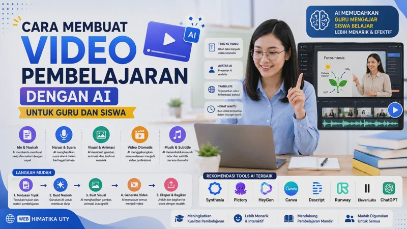 Cara Membuat Video Pembelajaran dengan AI untuk Guru dan Siswa