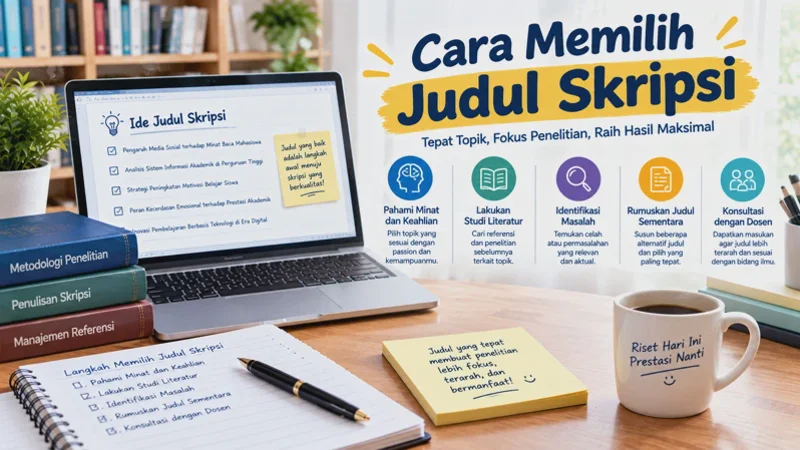 Cara Memilih Judul Skripsi yang Tepat dan Mudah Di-ACC