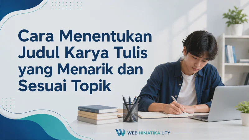 Cara Menentukan Judul Karya Tulis yang Menarik dan Sesuai Topik