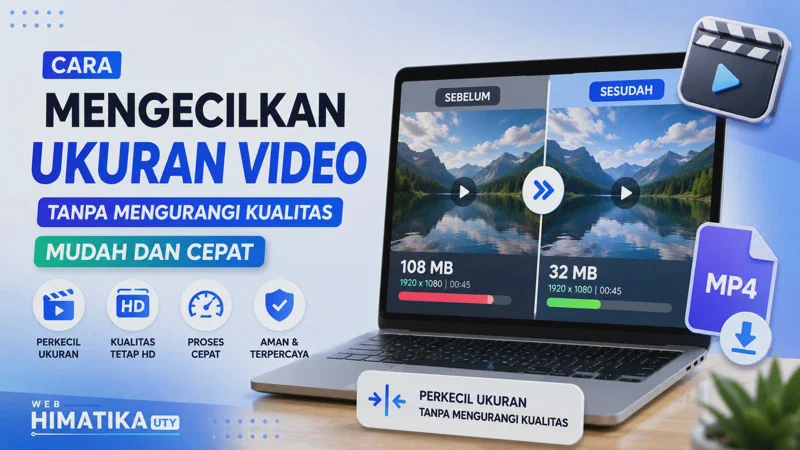 Cara Mengecilkan Ukuran Video Tanpa Mengurangi Kualitas, Mudah dan Cepat