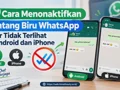 Cara Menonaktifkan Centang Biru WhatsApp Agar Tidak Terlihat di Android dan iPhone