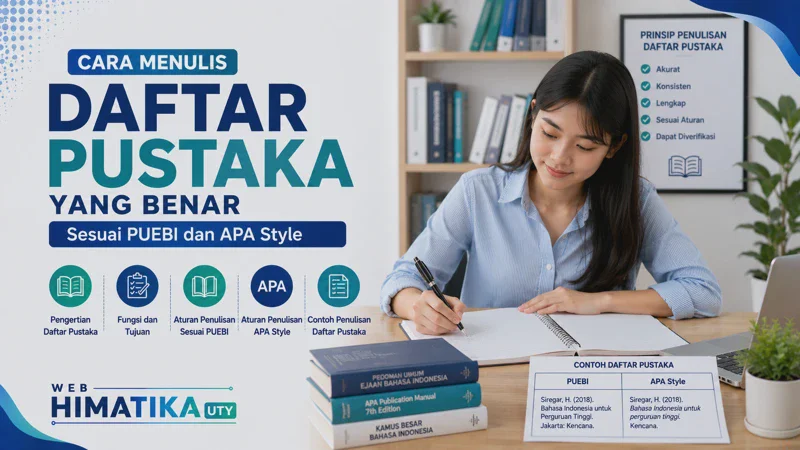 Cara Menulis Daftar Pustaka yang Benar Sesuai PUEBI/EYD V dan APA Style 7