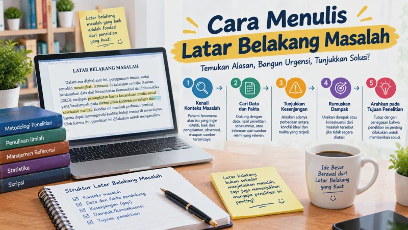 Cara Menulis Latar Belakang Masalah, Paragraf demi Paragraf