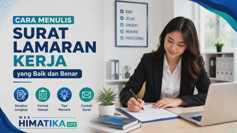 Cara Menulis Surat Lamaran Kerja yang Baik dan Benar: Struktur, Format, Tips, dan Contohnya