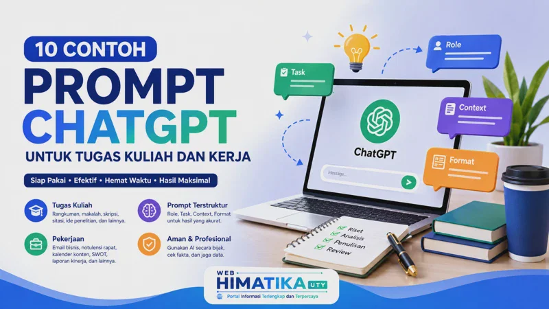 10 Contoh Prompts ChatGPT untuk Selesaikan Tugas Kuliah dan Kerja