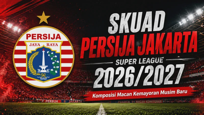 Daftar Pemain Persija Jakarta Super League 2026/2027 Terbaru, Nomor Punggung, dan Pelatih