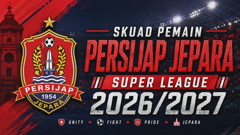 Daftar Pemain Persijap Jepara 2026/2027: Skuad Terbaru, Pemain Baru, dan Pelatih