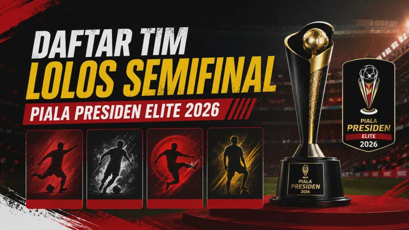 Daftar Tim Lolos Semifinal Piala Presiden Elite 2026 Terbaru, Klasemen dan Jadwal Penentu