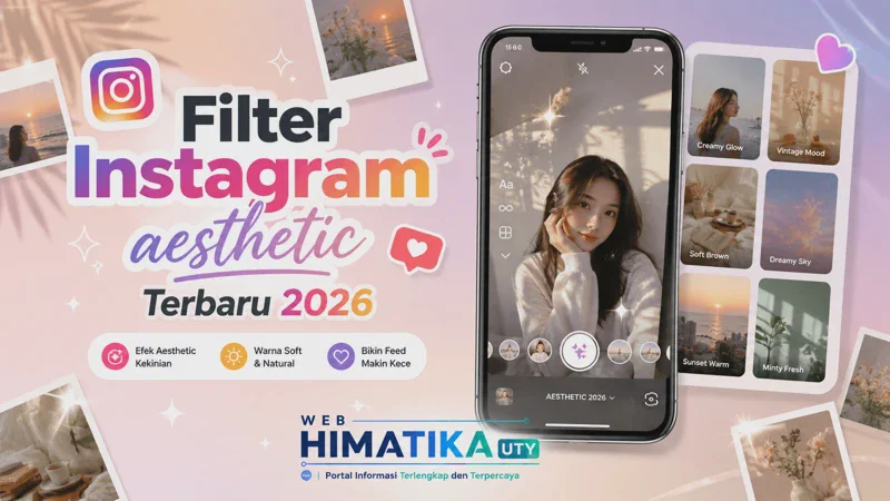 Filter Instagram Aesthetic Terbaru 2026: Nama Filter IG yang Bagus untuk Selfie