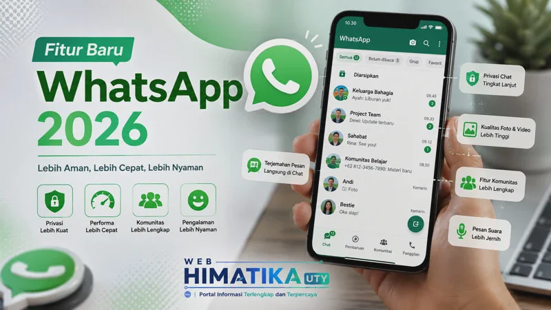 8 Fitur WhatsApp Terbaru 2026 yang Jarang Diketahui Wajib Coba