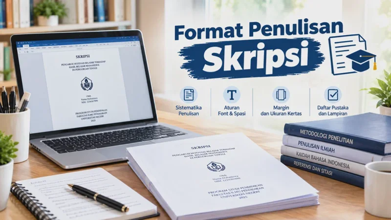 Format Penulisan Skripsi: Margin, Font, Spasi, dan Kutipan