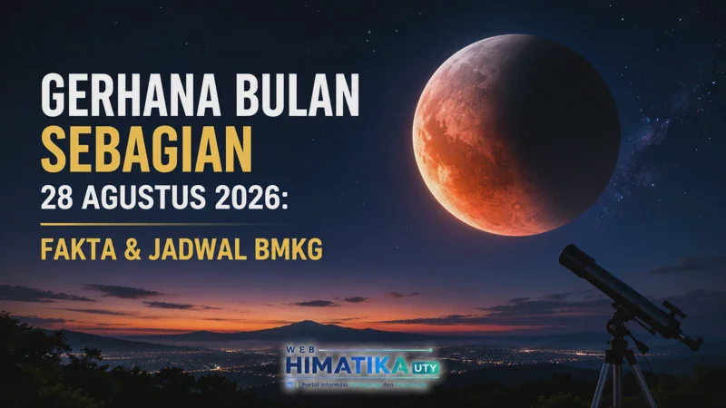 Gerhana Bulan Sebagian 28 Agustus 2026: Fakta & Jadwal BMKG