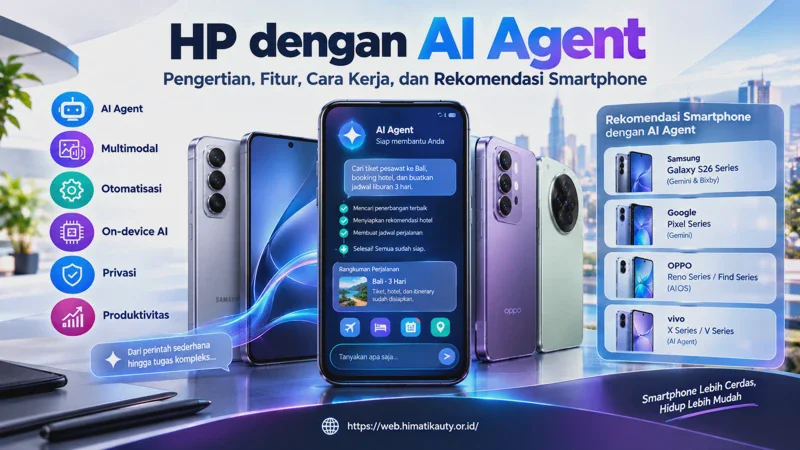HP dengan AI Agent: Pengertian, Fitur, Cara Kerja, dan Rekomendasi Smartphone