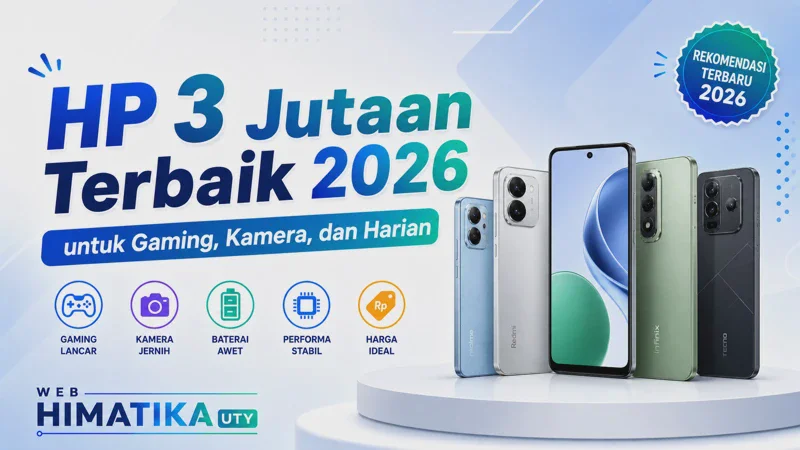 HP Harga 3 Jutaan Terbaik 2026, dari AMOLED hingga Baterai 7000mAh