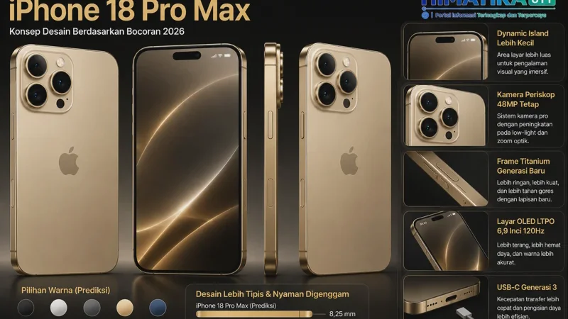 iPhone 18 Pro Max Bakal Meluncur, Bocoran Fitur Barunya Bikin Penasaran
