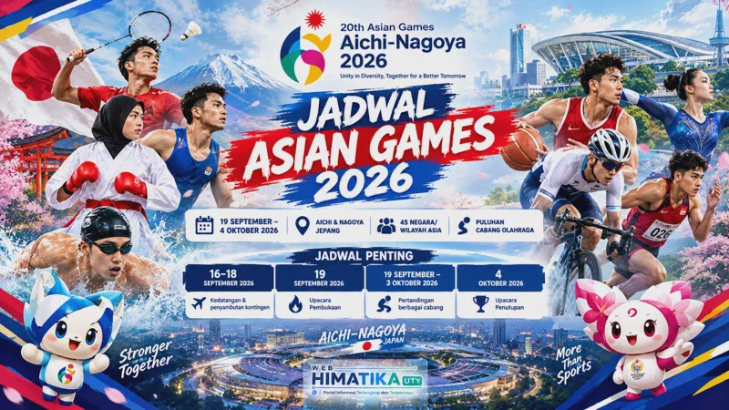Jadwal Asian Games 2026 Resmi: Tanggal Lengkap, Cabang Olahraga, dan Update Kontingen Indonesia