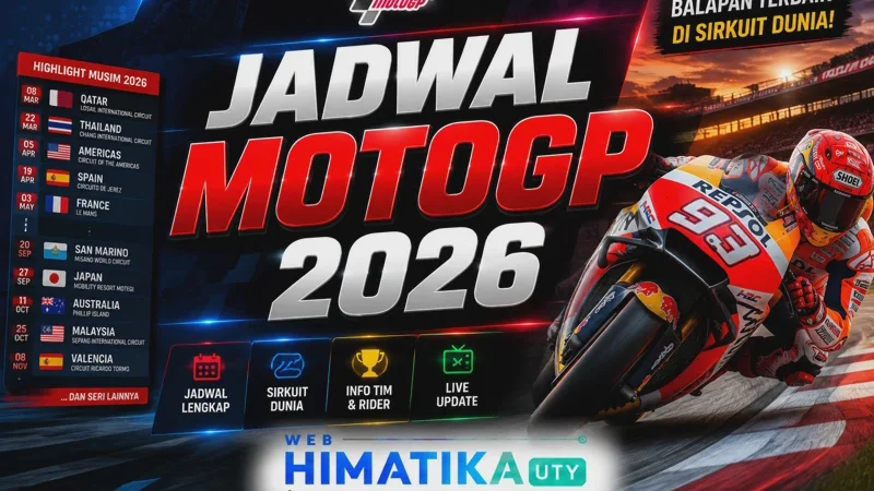 Jadwal MotoGP 2026 Lengkap: Jam Tayang Trans7 dan Link Live Streaming