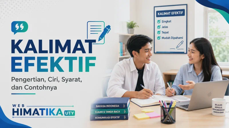 Kalimat Efektif: Pengertian, Ciri, Syarat, Fungsi, dan Contohnya