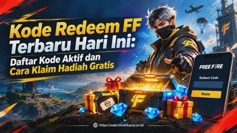 Kode Redeem FF Terbaru Hari Ini: Daftar Kode Aktif dan Cara Klaim Hadiah Gratis