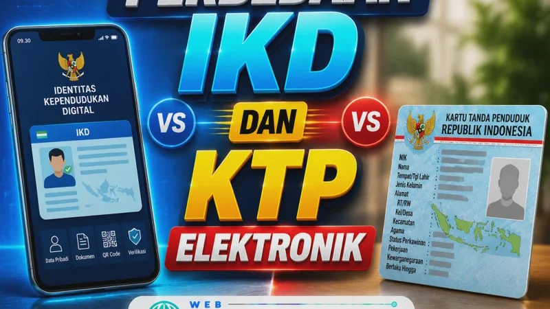 Perbedaan IKD dan KTP Elektronik: Pengertian, Fungsi, Kelebihan, dan Cara Menggunakannya