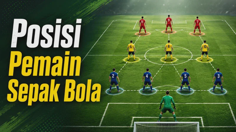 Posisi Pemain Sepak Bola: Tugas, Peran, Fungsi, dan Pembagian Setiap Lini