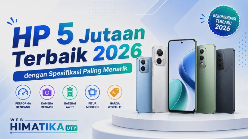 Rekomendasi HP 5 Jutaan Terbaik 2026, Spek Kencang untuk Berbagai Kebutuhan