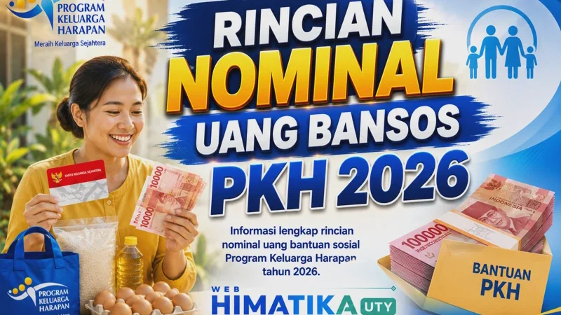 Rincian Nominal Uang Bansos PKH 2026 dan Kategori Penerima Terbaru
