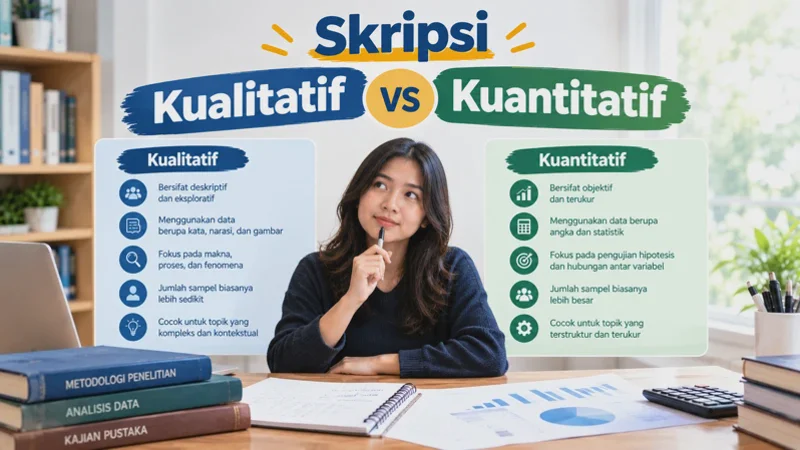 Skripsi Kualitatif vs Kuantitatif: Cara Memilih yang Tepat