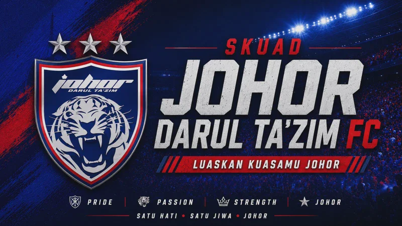 Skuad Johor Darul Ta’zim FC 2026/2027: Daftar Pemain Lengkap, Nomor Punggung, dan Pelatih